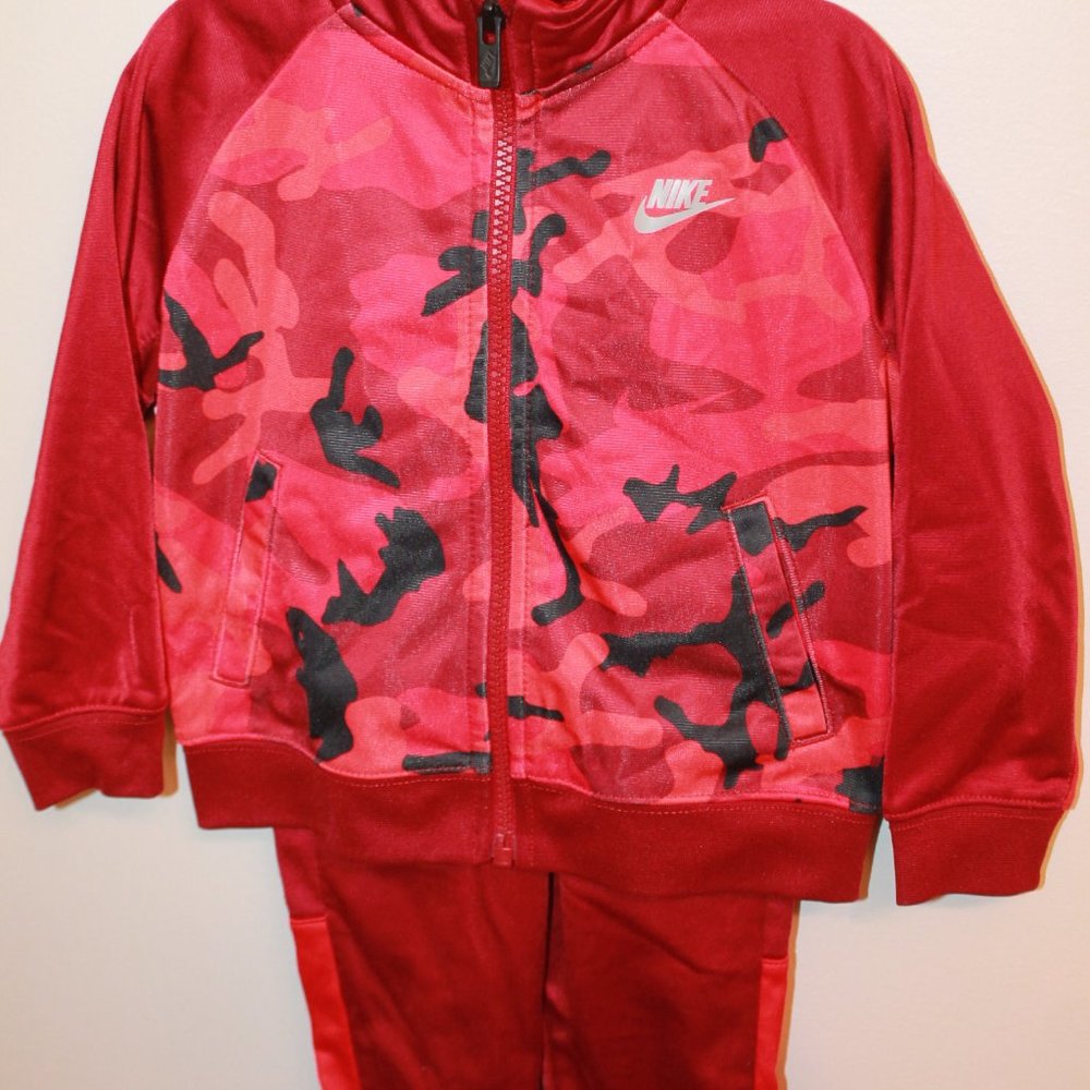 Size 2T Nike Red Camo Tracksuit